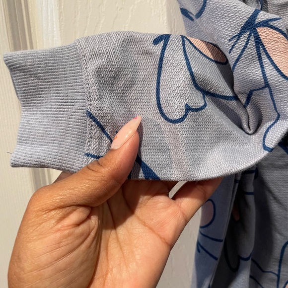 NWT Carter’s Blue Butterfly Print Zip Up One Piece Hooded Jumpsuit 24 Months - Picture 8 of 11